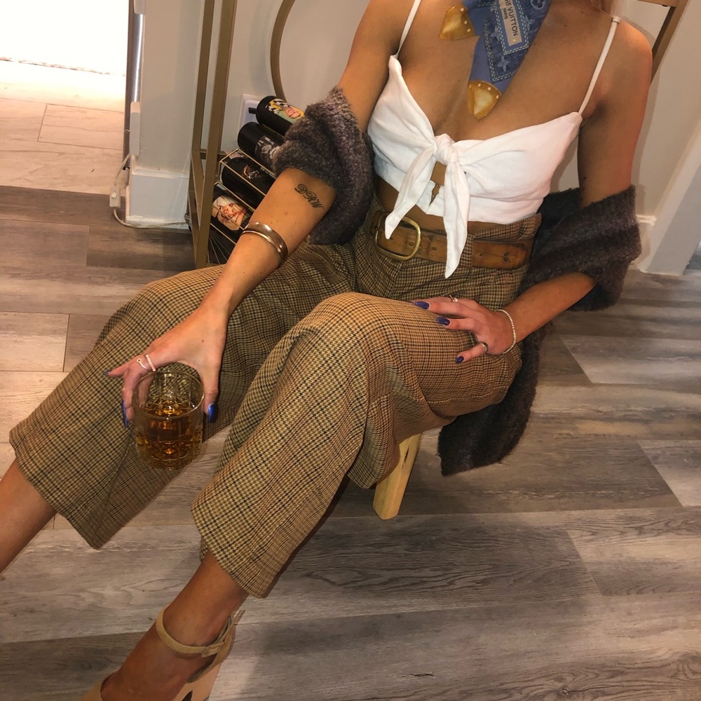 Vintage style crop pants